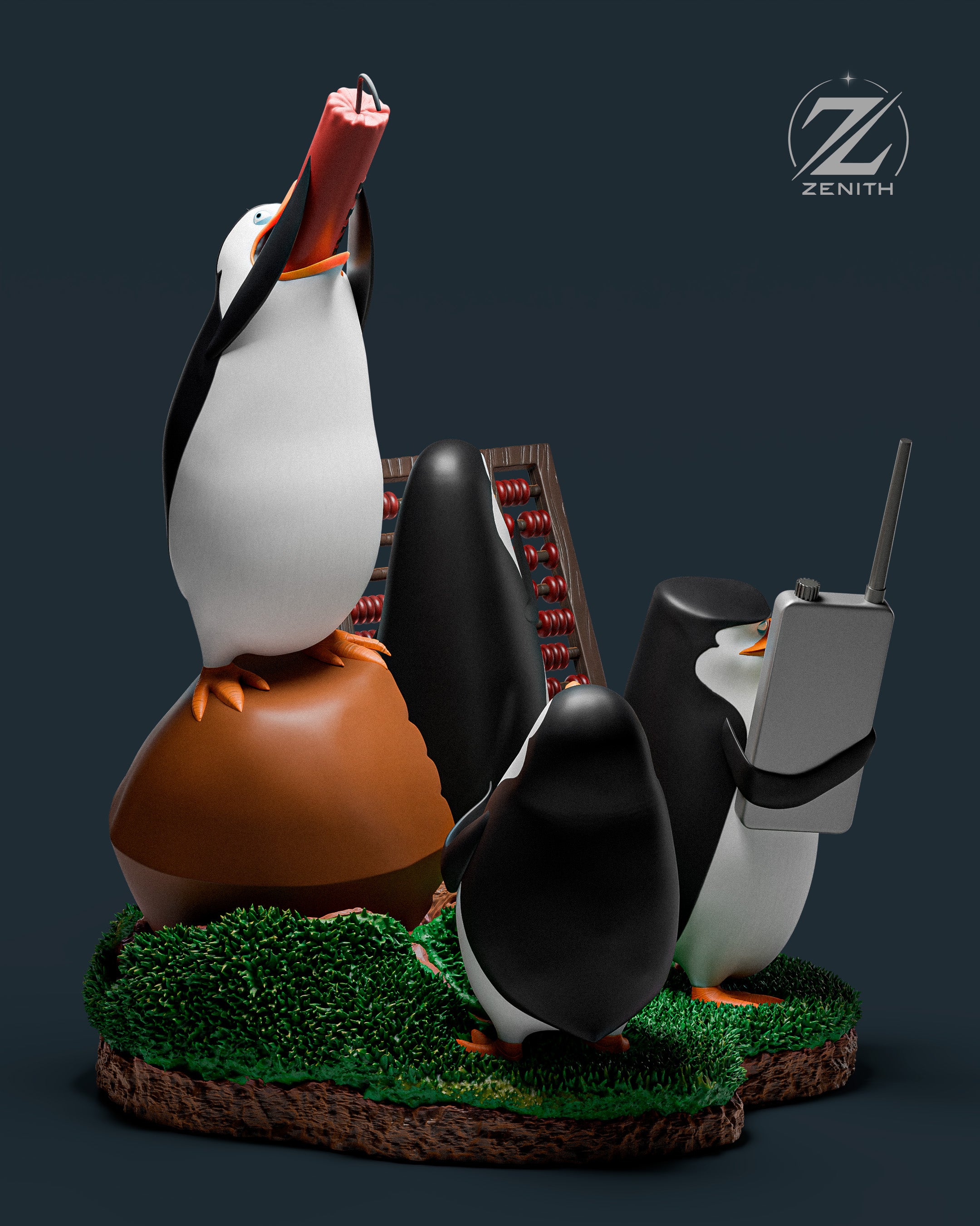 PENGUINS OF MADAGASCAR — Madagascar | Diorama Centrepiece