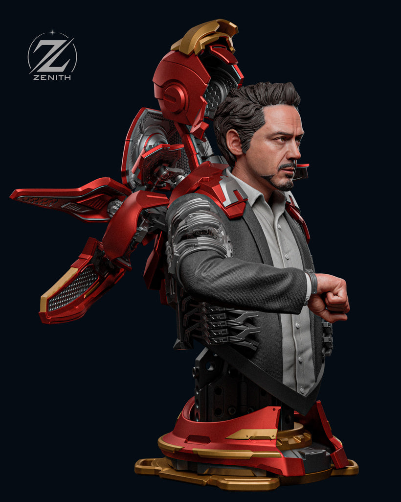 TONY STARK — Iron Man | Marvel | 1:4 Scale Centrepiece Bust