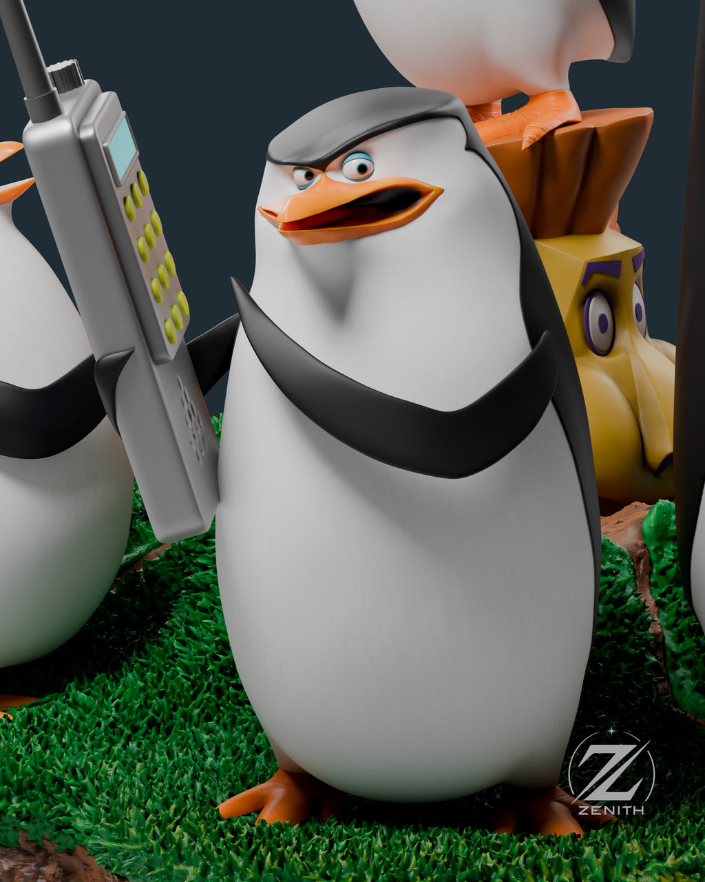 PENGUINS OF MADAGASCAR — Madagascar | Diorama Centrepiece