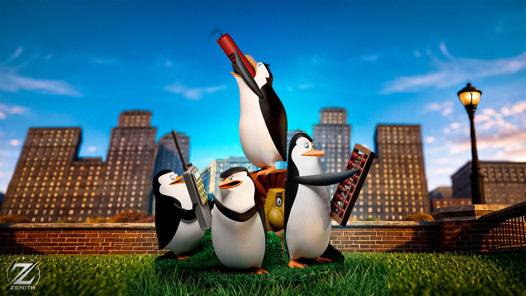 PENGUINS OF MADAGASCAR — Madagascar | Diorama Centrepiece